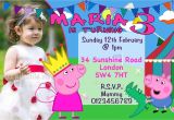 Personalised Peppa Pig Party Invitations 10 Personalised Peppa Pig and George Birthday Party