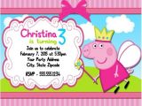 Personalised Peppa Pig Party Invitations Peppa Pig Birthday Party Invitations Personalized Custom