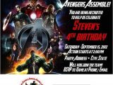 Personalized Avengers Birthday Party Invitations Avengers Invitations Party Invitations Ideas