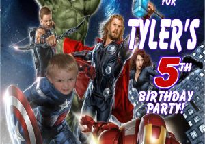 Personalized Avengers Birthday Party Invitations Boy Birthday Welcome to Grand Creations by Meme