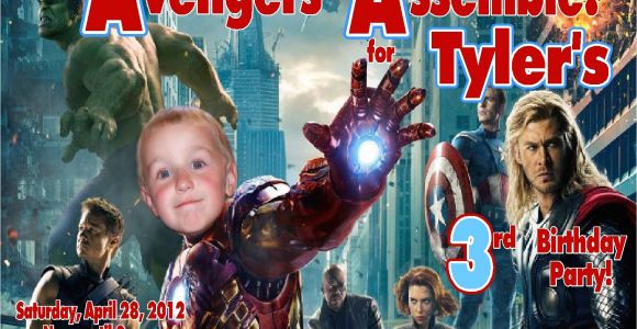 Personalized Avengers Birthday Party Invitations Boy Birthday Welcome to Grand Creations by Meme