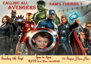 Personalized Avengers Birthday Party Invitations Items Similar to Avengers Birthday Invitation Personalized