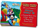 Personalized Birthday Invitations Free Mickey Mouse Clubhouse Invitations Printable Personalized