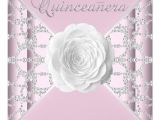Personalized Quinceanera Invitations Elegant Pink Rose Quinceanera 5 25×5 25 Square Paper