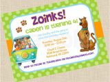 Personalized Scooby Doo Party Invitations Gorgeous Personalized Scooby Doo Party Invitations In