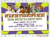 Personalized Scooby Doo Party Invitations Scooby Doo Birthday Invitation Personalized with by