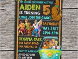 Personalized Scooby Doo Party Invitations Scooby Doo Birthday Party Invitation Digital by