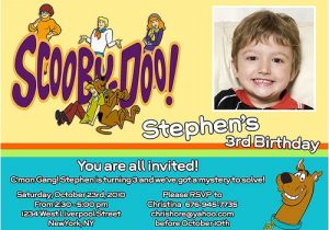 Personalized Scooby Doo Party Invitations Scooby Doo Custom Birthday Invitation Www Artfire Com