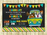 Personalized Scooby Doo Party Invitations Scooby Doo Personalized Printed Birthday Invitations