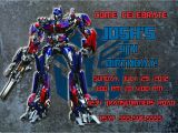 Personalized Transformer Birthday Invitations Personalized Transformers Optimus Prime Birthday