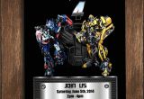 Personalized Transformer Birthday Invitations Transformers Digital Birthday Invitation Bumble Bee