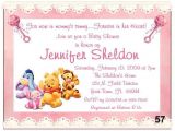 Personalized Winnie the Pooh Baby Shower Invitations 20 Baby Winnie the Pooh Baby Shower Invitations
