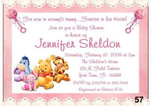 Personalized Winnie the Pooh Baby Shower Invitations 20 Baby Winnie the Pooh Baby Shower Invitations