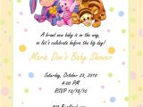 Personalized Winnie the Pooh Baby Shower Invitations Custom Baby Shower Invitation Winnie the Pooh