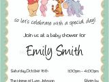 Personalized Winnie the Pooh Baby Shower Invitations Personalized Winnie the Pooh Baby Shower Invitations
