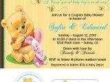 Personalized Winnie the Pooh Baby Shower Invitations Winnie the Pooh theme Custom Baby Shower by
