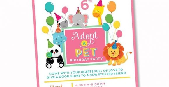 Pet Adoption Party Invitations 95 Best Girl Birthday Party Ideas and themes Images On