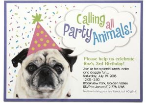 Pet Birthday Party Invitations 17 Best Images About Adopt A Pet Party On Pinterest Paw