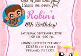 Pet Birthday Party Invitations 20 Birthday Invitations Cards Sample Wording Printable