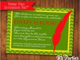 Peter Pan Birthday Invitation Wording Items Similar to Peter Pan Birthday Invitation On Etsy