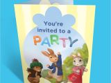 Peter Rabbit Nick Jr Birthday Invitations Peter Rabbit Birthday Party Invitations