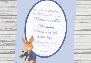 Peter Rabbit Nick Jr Birthday Invitations Peter Rabbit Nick Jr Show Digital Birthday Invitation