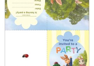 Peter Rabbit Nick Jr Birthday Invitations Rabbit Party