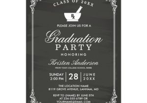 Pharmacy Graduation Party Invitations Personalized Pharmacist Graduation Party Invitations