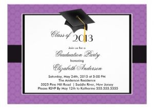 Phd Graduation Party Invitations Modern Graduate Cap Tassel Graduation Party