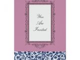 Picture Frame Wedding Invitations Picture Frame Pink Wedding Invitations Zazzle