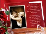 Picture Frame Wedding Invitations Wedding Invitation Personalized Beveled Glass Picture Frame