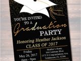 Picture Graduation Party Invitations Editable Graduation Party Invitation High School Graduation