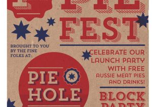 Pie Party Invitations Our Work Bottlegreen