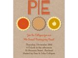 Pie Party Invitations Thanksgiving Pie Invitations Cards On Pingg Com