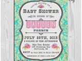 Pink and Aqua Baby Shower Invitations Baby Shower Invitation Unique Pink and Aqua Baby Shower