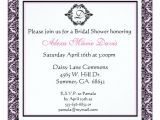 Pink and Black Bridal Shower Invitations Pink and Black Bridal Shower Damask Invitation