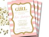 Pink and Gold Baby Shower Invitations Free Pink and Gold Baby Shower Invitation Pink and Gold Shower