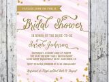 Pink and Gold Bridal Shower Invitations Etsy Items Similar to Blush Pink Gold Bridal Shower Invitation
