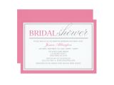 Pink and Gray Bridal Shower Invitations Modern Pink & Gray Bridal Shower Invitations