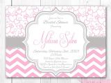 Pink and Grey Baby Shower Invites Pink and Gray Baby Shower Invitations – Gangcraft