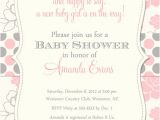 Pink and Grey Baby Shower Invites Pink and Grey Baby Shower Invitations