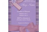 Pink and Lavender Baby Shower Invitations Pretty In Pink and Purple Baby Shower Invitations 5" X 7