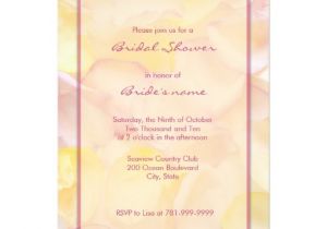 Pink and Yellow Bridal Shower Invitations Pink and Yellow Bridal Shower Invitations 5" X 7