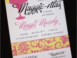 Pink and Yellow Bridal Shower Invitations Pink and Yellow Floral Damask
