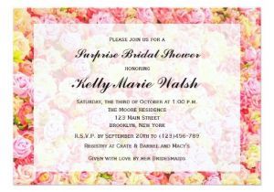 Pink and Yellow Bridal Shower Invitations Pink and Yellow Roses Bridal Shower Invitation