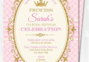 Pink Birthday Invitation Template Vector 18 Beautiful Princess Invitations Psd Ai Free