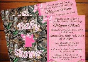 Pink Camo Baby Shower Invites 30 Baby Shower Invitations Printable Psd Ai Vector
