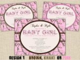 Pink Camo Baby Shower Invites Pink Camo Baby Shower Invitation Girl by Maryspartydesigns
