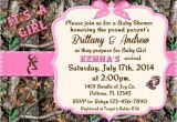 Pink Camo Baby Shower Invites Pink Camo Baby Shower Invitations