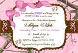 Pink Camo Baby Shower Invites Tickled Pink Camo Baby Shower Invitation Printable